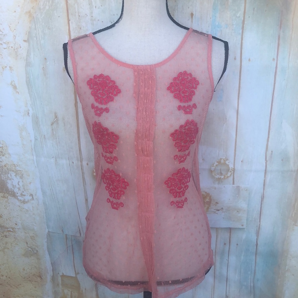 Marineblu Sheer Tank Size M